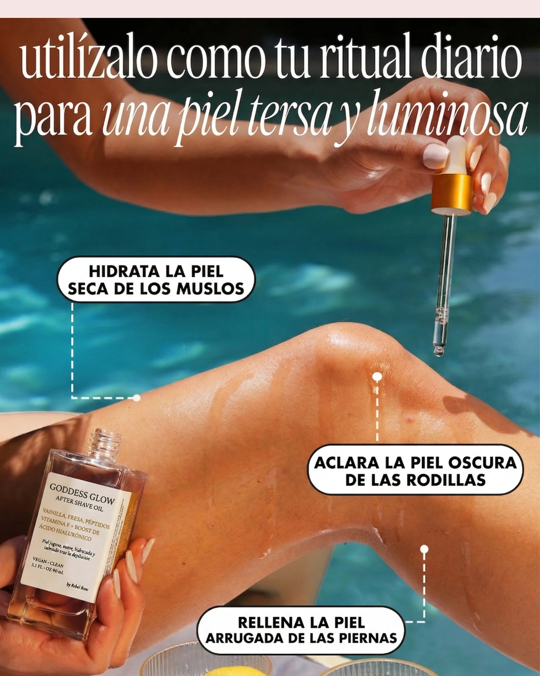 Goddess Glow™ - Aceite Regenerador Post-Depilación