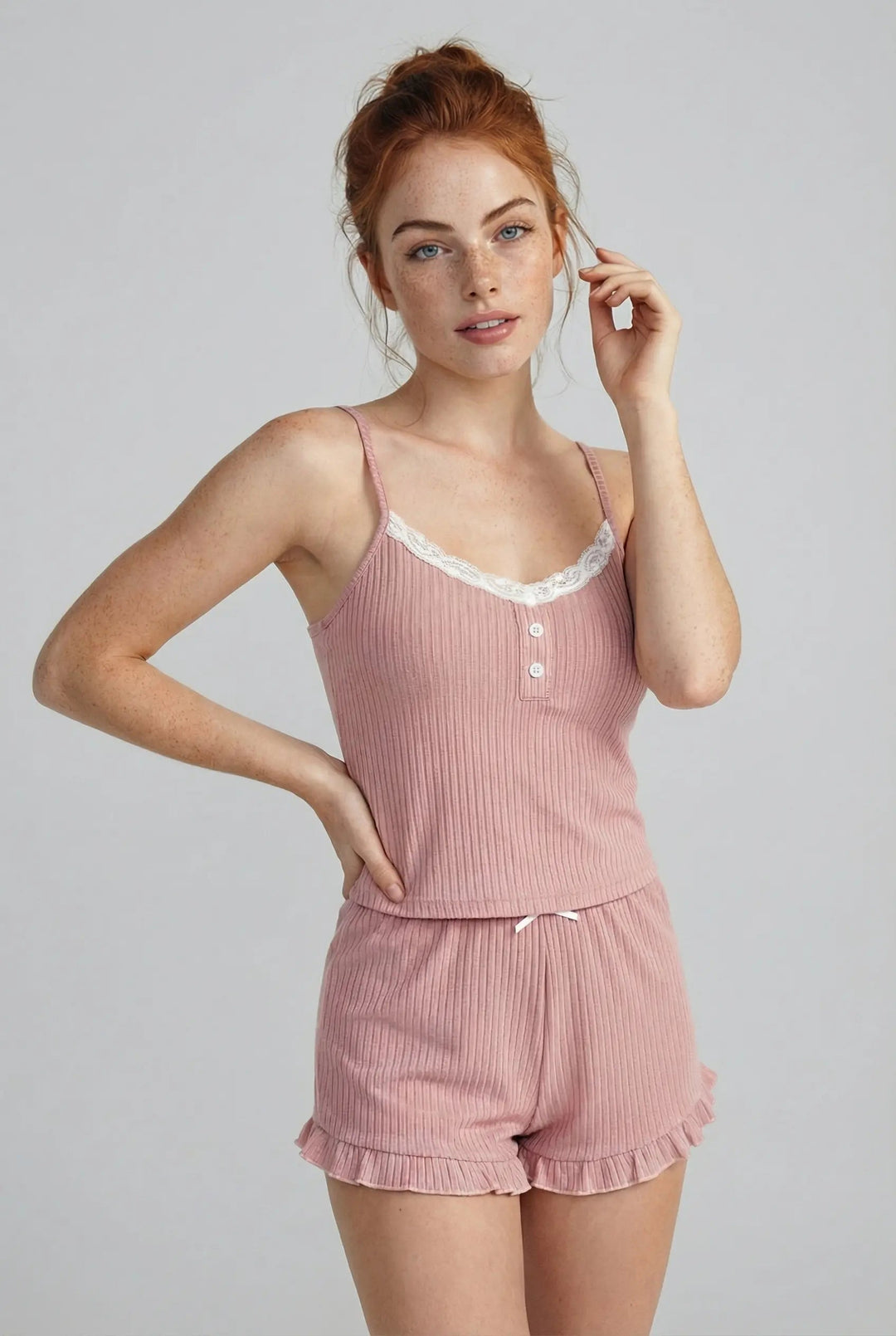 Conjunto de pijama Volantes