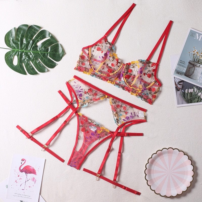 Lidia™ | Conjunto de lencería de encaje