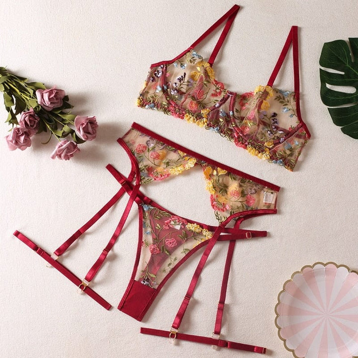 Lidia™ | Conjunto de lencería de encaje