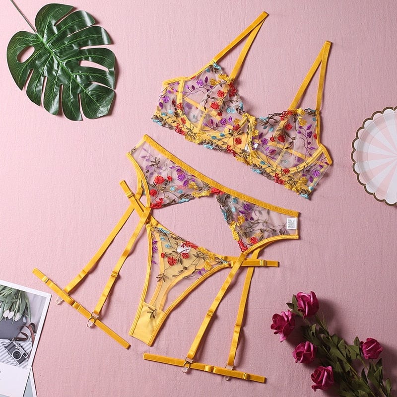 Lidia™ | Conjunto de lencería de encaje