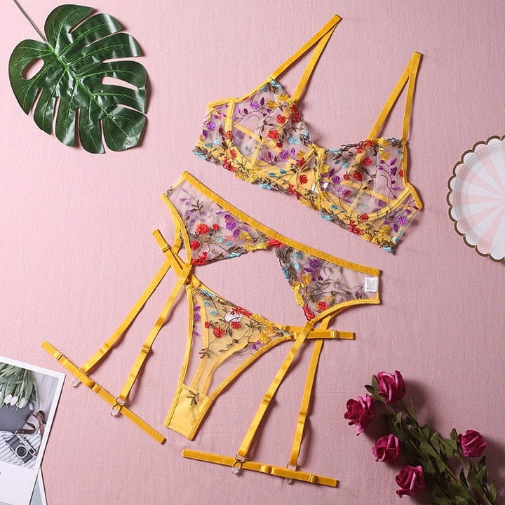 Lidia™ | Conjunto de lencería de encaje