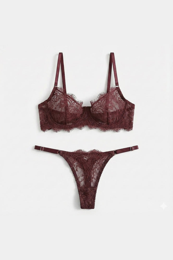 Conjunto Mila marrón