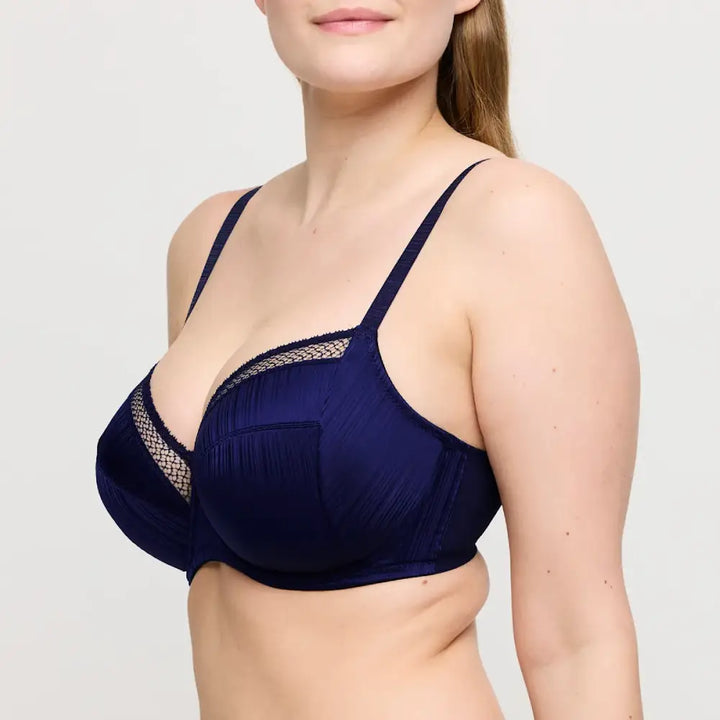 SUJETADOR EFECTO REDUCTOR LISO CON AROS KNOKKE BLUE