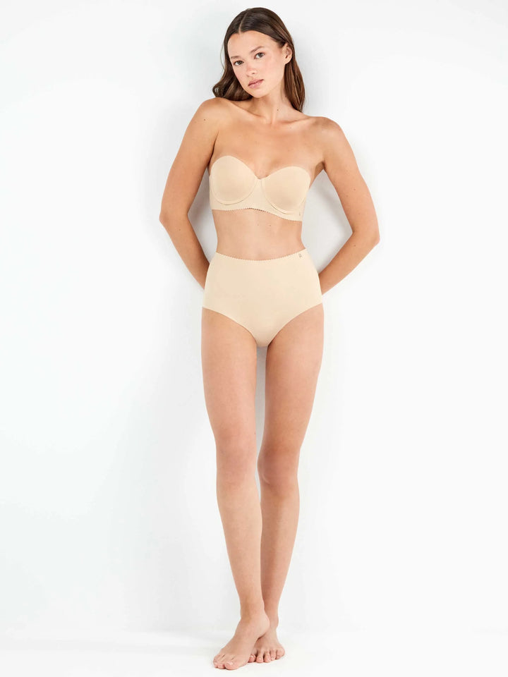 Braguita alta invisible tejido microfibra