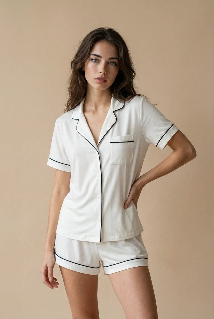 Conjunto de pijama Blanco