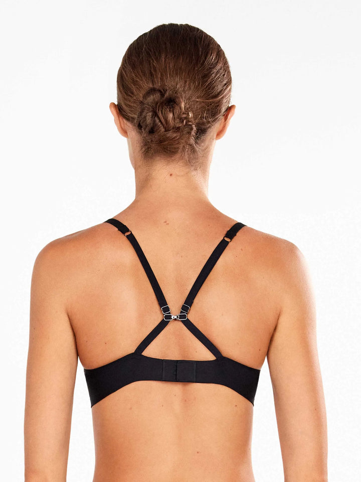Sujetador push up +2 con copa escotada que aumenta visualmente hasta dos tallas