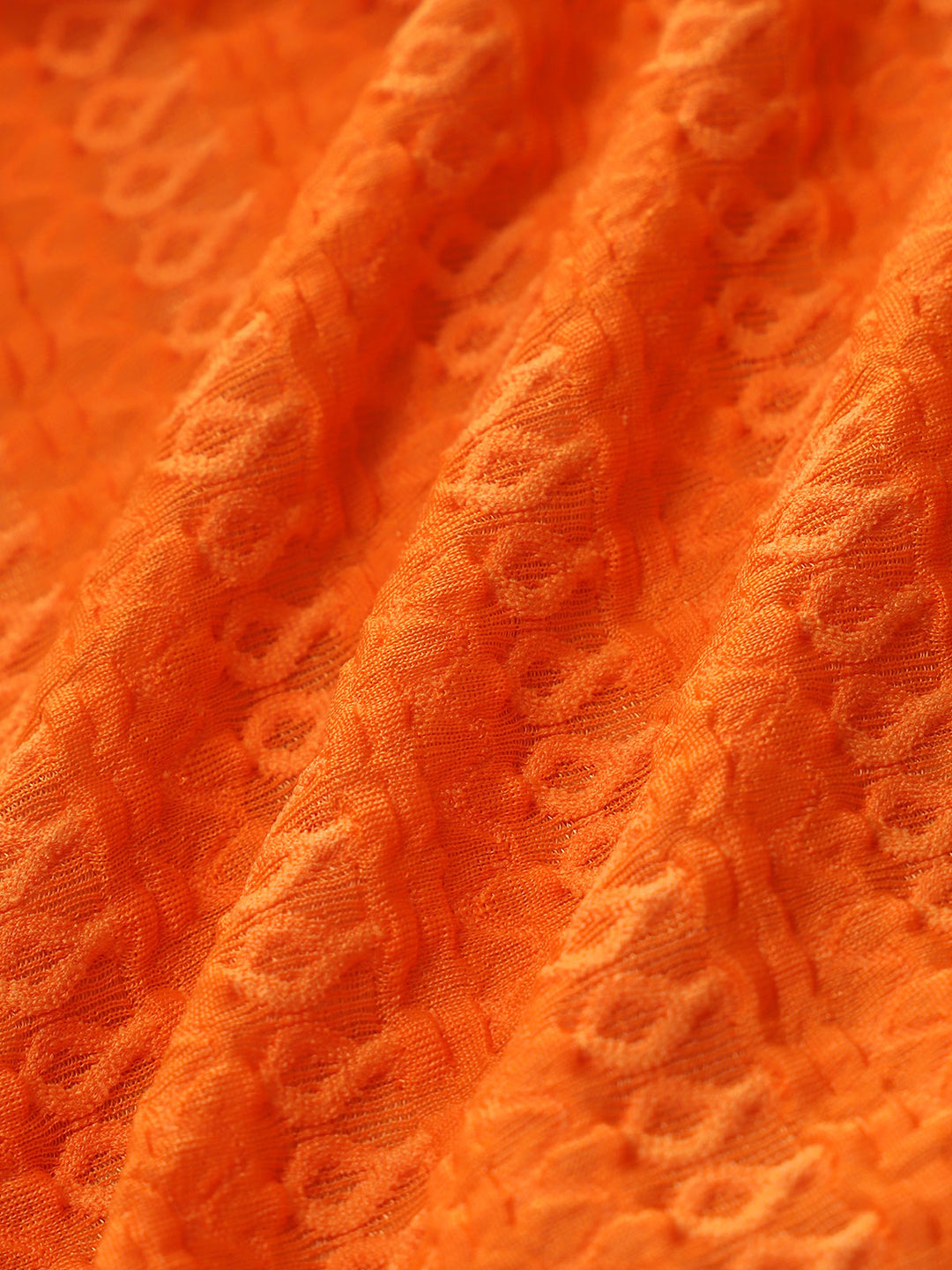 Orange Bandeau Bikini Set