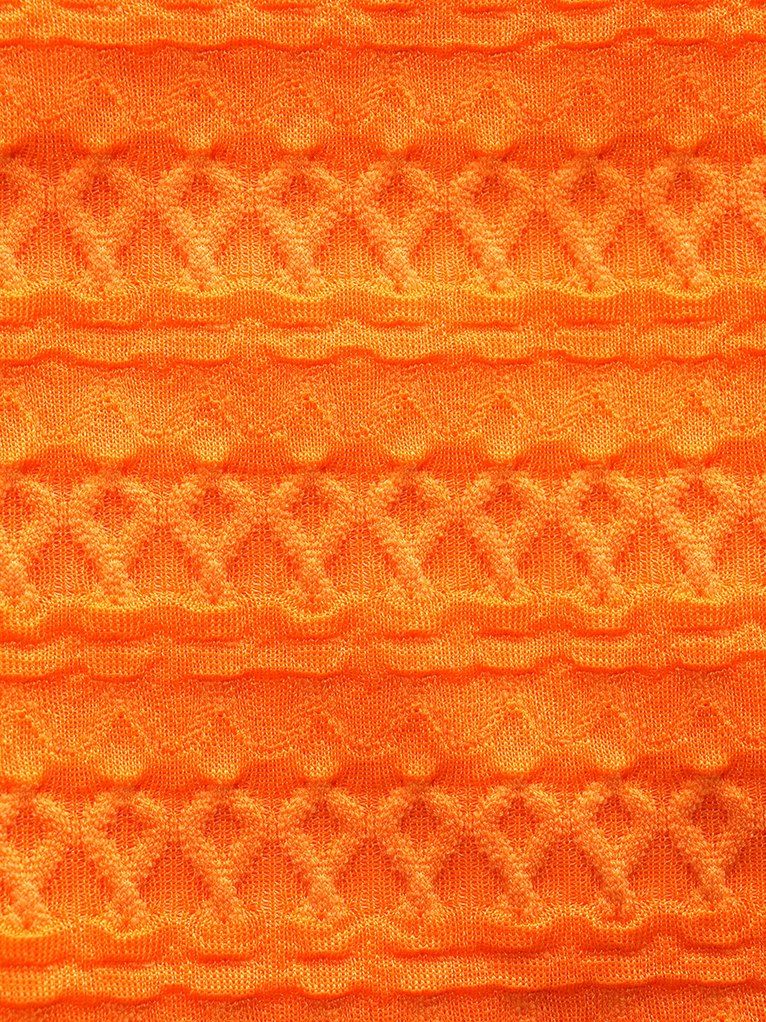 Orange N-Type Embellished Bikini Set