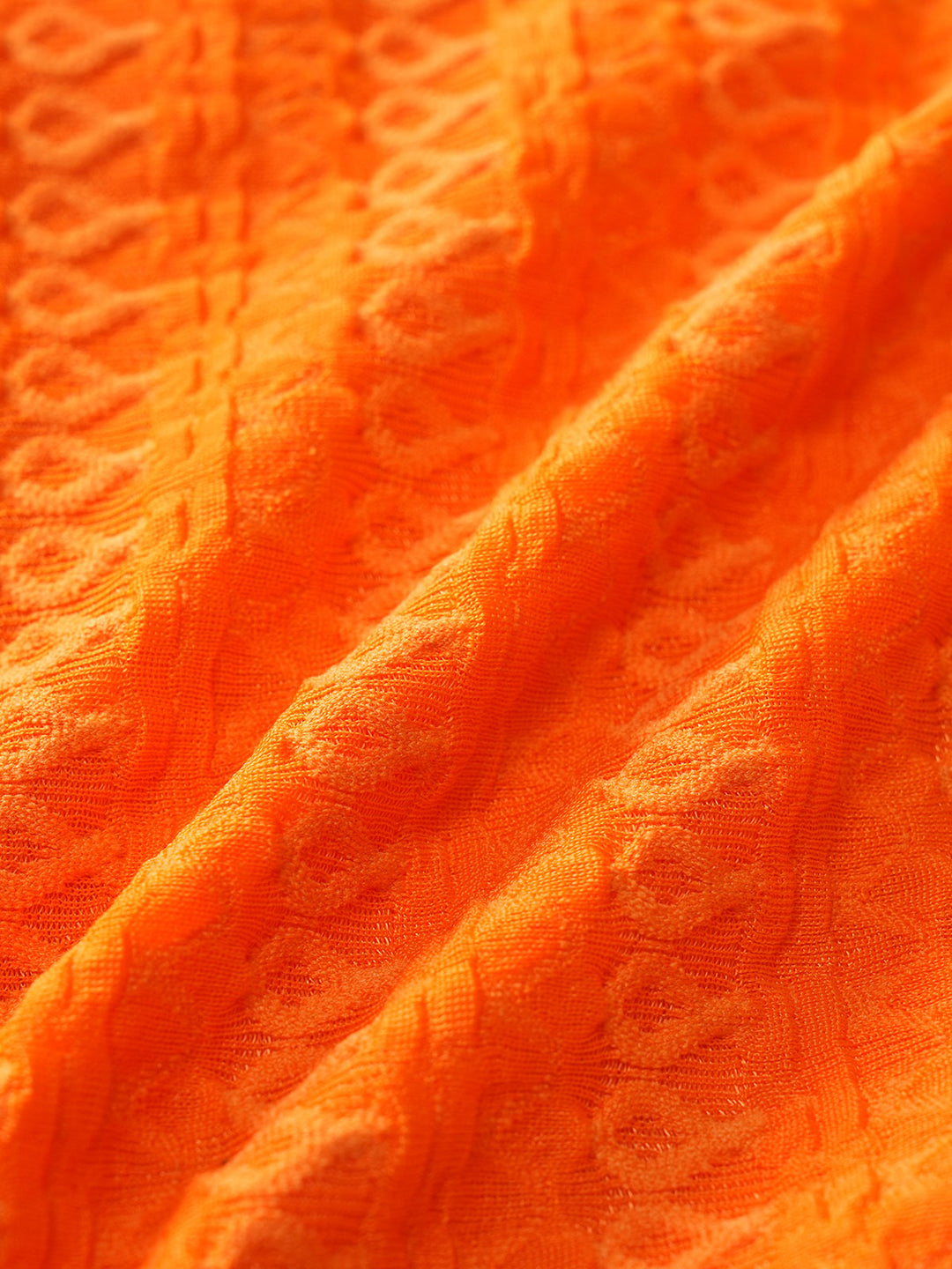 Orange N-Type Embellished Bikini Set